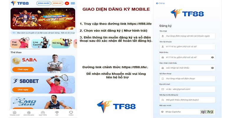 Sử dụng tên đăng nhập tại TF88 chính xác