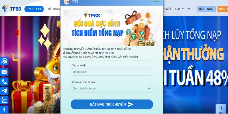 Liên hệ TF88 có hỗ trợ tiếng Việt chơi người chơi cần giải đáp thắc mắc