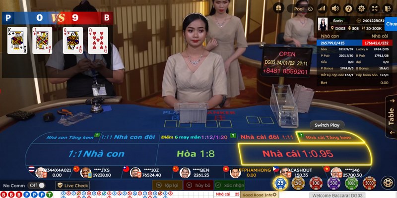 Trải nghiệm đặt cược Baccarat tuyệt vời tại TF88 chỉ với 4 bước đơn giản