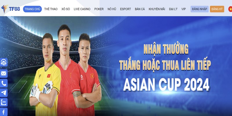 Mở trình duyệt web và nhập địa chỉ trang chủ của TF88 vào thanh địa chỉ